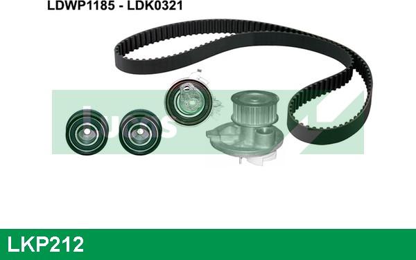 LUCAS LKP212 - Pompa acqua + Kit cinghie dentate www.autoricambi360.it