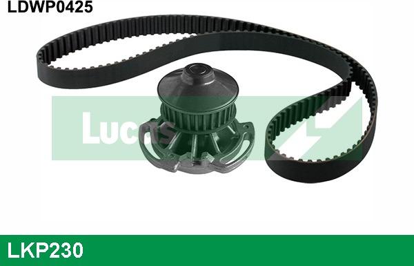 LUCAS LKP230 - Pompa acqua + Kit cinghie dentate www.autoricambi360.it