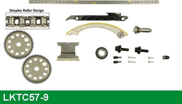 LUCAS LKTC57-9 - Kit catena distribuzione www.autoricambi360.it