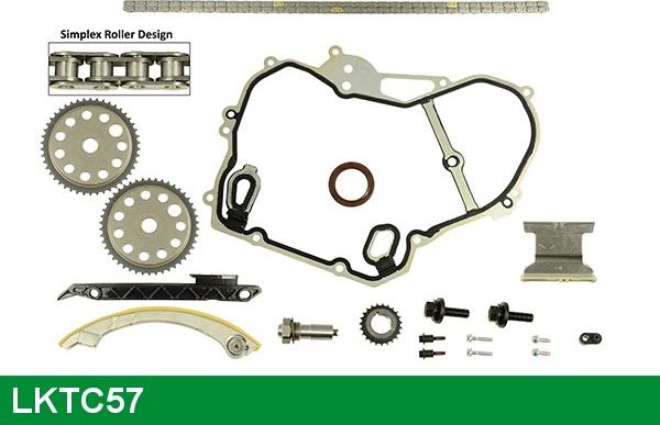 LUCAS LKTC57 - Kit catena distribuzione www.autoricambi360.it