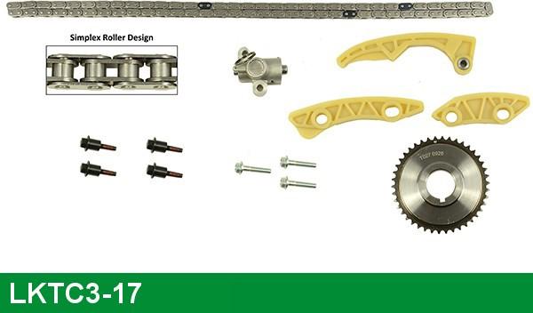 LUCAS LKTC3-17 - Kit catena distribuzione www.autoricambi360.it