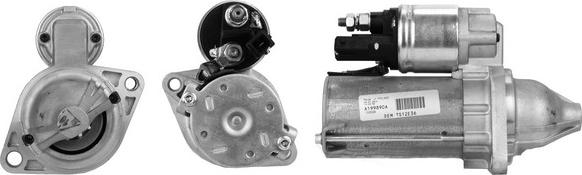 LUCAS LRS02495 - Motorino d'avviamento www.autoricambi360.it