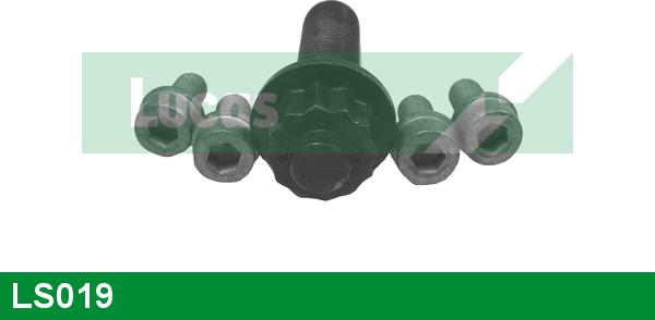 LUCAS LS019 - Kit bulloni, Puleggia-Albero a gomiti www.autoricambi360.it