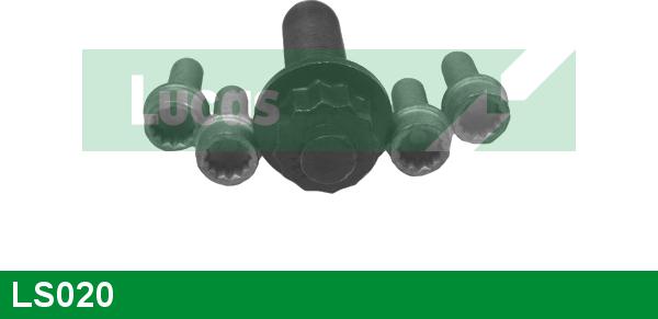 LUCAS LS020 - Kit bulloni, Puleggia-Albero a gomiti www.autoricambi360.it