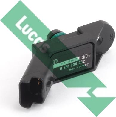 LUCAS SEB7055 - Sensore, Pressione collettore d'aspirazione www.autoricambi360.it