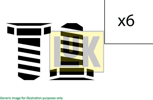 LUK 411 0234 11 - Kit bulloni, Volano www.autoricambi360.it