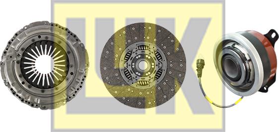 LUK 643 3460 33 - Kit frizione www.autoricambi360.it