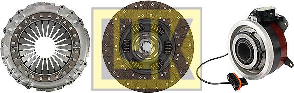 LUK 643 3470 33 - Kit frizione www.autoricambi360.it