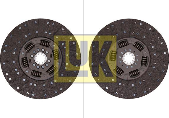 LUK 336 0012 10 - Disco frizione www.autoricambi360.it