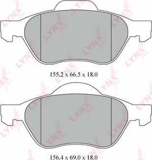 Samko 5SP1279 - Kit pastiglie freno, Freno a disco www.autoricambi360.it