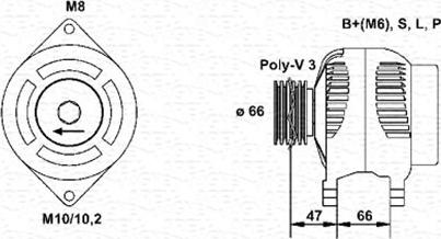 Magneti Marelli 944356935010 - Alternatore www.autoricambi360.it