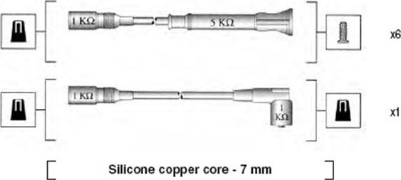 Magneti Marelli 941075180556 - Kit cavi accensione www.autoricambi360.it
