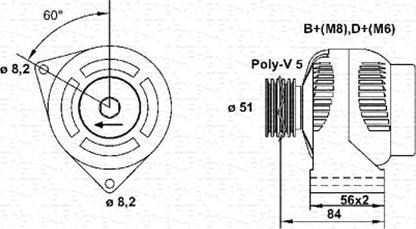 Magneti Marelli 943356957010 - Alternatore www.autoricambi360.it