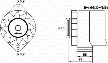 Magneti Marelli 943356502010 - Alternatore www.autoricambi360.it