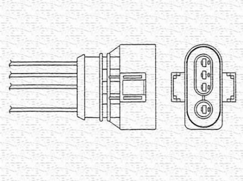Magneti Marelli 460002139010 - Sonda lambda www.autoricambi360.it