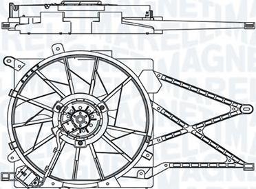 Magneti Marelli 69665MM - Ventola, Raffreddamento motore www.autoricambi360.it