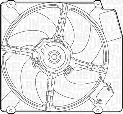 Magneti Marelli 069402251010 - Ventola, Raffreddamento motore www.autoricambi360.it