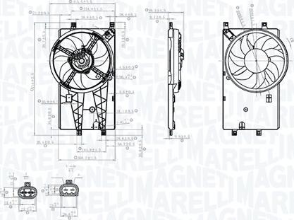 Magneti Marelli 069422904010 - Ventola, Raffreddamento motore www.autoricambi360.it