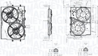 Magneti Marelli 069422907010 - Ventola, Raffreddamento motore www.autoricambi360.it