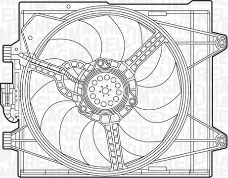 Magneti Marelli 069422448010 - Ventola, Raffreddamento motore www.autoricambi360.it