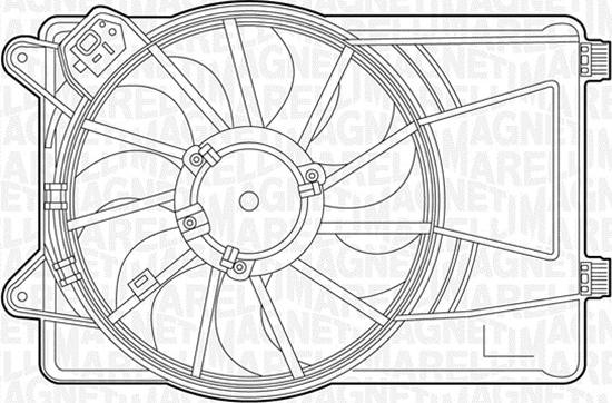 Magneti Marelli 069422455010 - Ventola, Raffreddamento motore www.autoricambi360.it