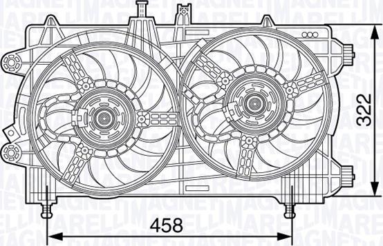 Magneti Marelli 069422481010 - Ventola, Raffreddamento motore www.autoricambi360.it
