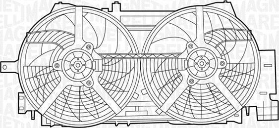 Magneti Marelli 069422436010 - Ventola, Raffreddamento motore www.autoricambi360.it