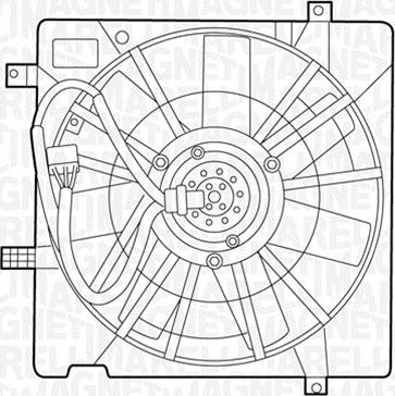 Magneti Marelli 069422438010 - Ventola, Raffreddamento motore www.autoricambi360.it
