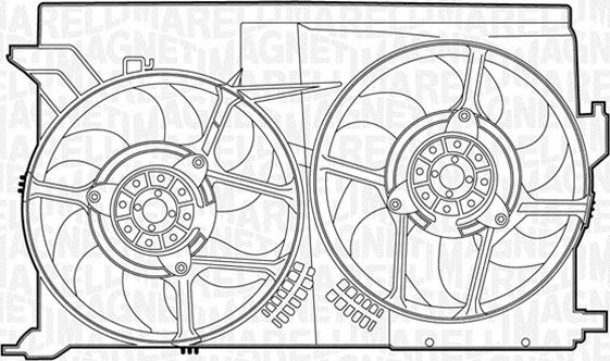 Magneti Marelli 069422432010 - Ventola, Raffreddamento motore www.autoricambi360.it