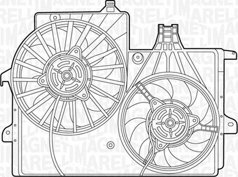 Magneti Marelli 069422428010 - Ventola, Raffreddamento motore www.autoricambi360.it