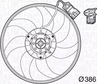Magneti Marelli 069422569010 - Ventola, Raffreddamento motore www.autoricambi360.it