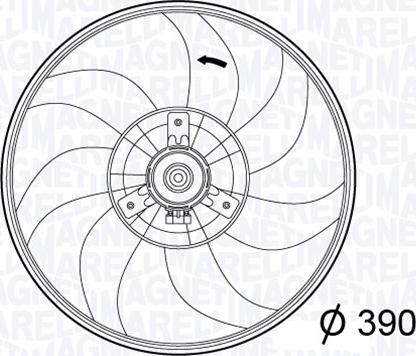 Magneti Marelli 069422567010 - Ventola, Raffreddamento motore www.autoricambi360.it