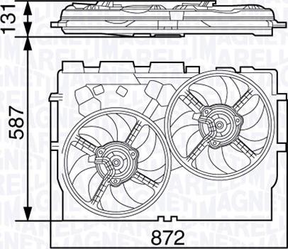 Magneti Marelli 069422582010 - Ventola, Raffreddamento motore www.autoricambi360.it