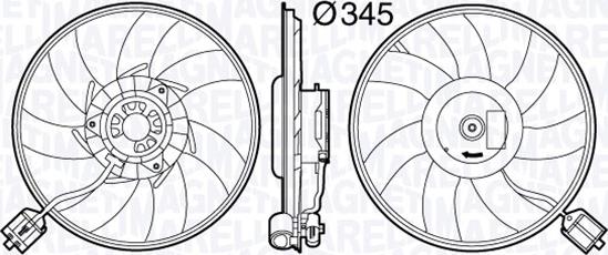Magneti Marelli 069422587010 - Ventola, Raffreddamento motore www.autoricambi360.it