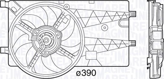 Magneti Marelli 069422575010 - Ventola, Raffreddamento motore www.autoricambi360.it