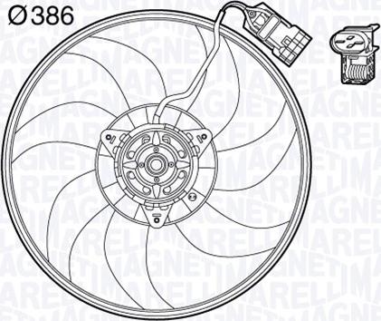Magneti Marelli 069422570010 - Ventola, Raffreddamento motore www.autoricambi360.it