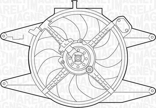 Magneti Marelli 069422041010 - Ventola, Raffreddamento motore www.autoricambi360.it