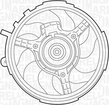 Magneti Marelli 069422031010 - Ventola, Raffreddamento motore www.autoricambi360.it