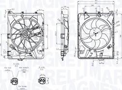 Magneti Marelli 069422849010 - Ventola, Raffreddamento motore www.autoricambi360.it