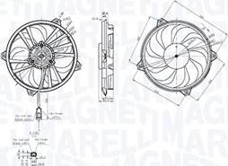 Magneti Marelli 069422855010 - Ventola, Raffreddamento motore www.autoricambi360.it