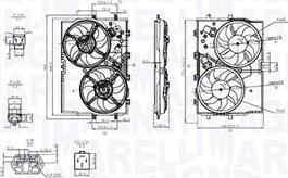 Magneti Marelli 069422853010 - Ventola, Raffreddamento motore www.autoricambi360.it