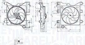 Magneti Marelli 069422852010 - Ventola, Raffreddamento motore www.autoricambi360.it
