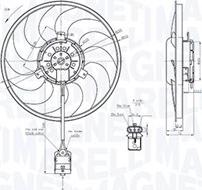Magneti Marelli 069422860010 - Ventola, Raffreddamento motore www.autoricambi360.it