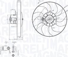 Magneti Marelli 069422868010 - Ventola, Raffreddamento motore www.autoricambi360.it