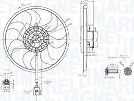 Magneti Marelli 069422889010 - Ventola, Raffreddamento motore www.autoricambi360.it