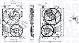 Magneti Marelli 069422884010 - Ventola, Raffreddamento motore www.autoricambi360.it