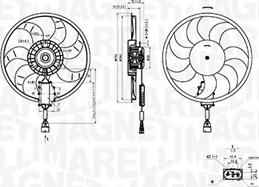 Magneti Marelli 069422882010 - Ventola, Raffreddamento motore www.autoricambi360.it