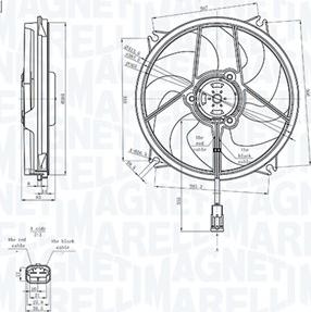 Magneti Marelli 069422839010 - Ventola, Raffreddamento motore www.autoricambi360.it