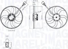 Magneti Marelli 069422875010 - Ventola, Raffreddamento motore www.autoricambi360.it