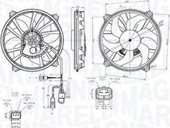 Magneti Marelli 069422870010 - Ventola, Raffreddamento motore www.autoricambi360.it